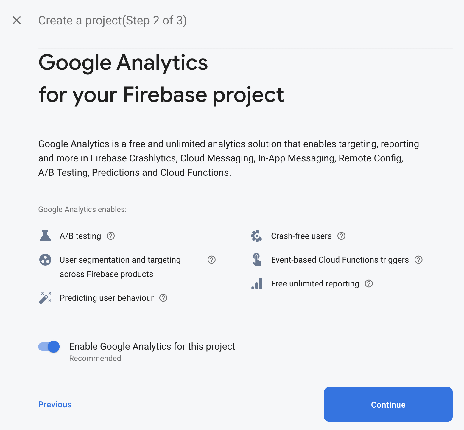 Firebase Setup