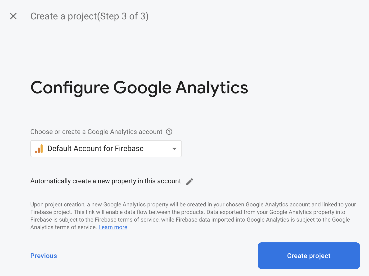 Firebase Setup