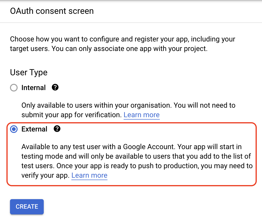 Google Login Setup