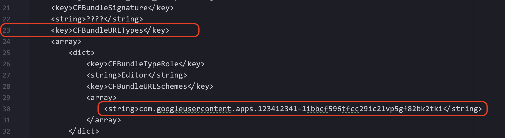 Google Login iOS Setup